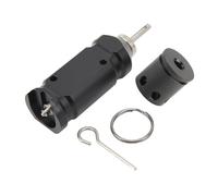 Aluminum Alloy Perimeter Trip Alarm Early Warning Security System for Camping and Property Safety (Black)