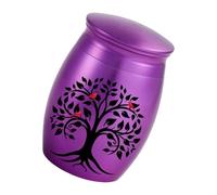 Aluminum Alloy Pet Debris Artifact Jar Safe Ending Cenotaph Display for Dear Partner Decorative Pet Cremation Container