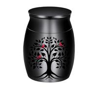 Aluminum Alloy Pet Debris Artifact Jar Safe Ending Cenotaph Display for Dear Partner Decorative Pet Cremation Container