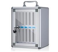 Aluminum Alloy Phone Locker Box for Classroom60 Slot Cell Phone Storage Cabinet with Numbered Handles Secure Deposit Box for Students Employees Teachers & Fitness Facilities