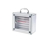 Aluminum Alloy Phone Storage Locker - Secure Classroom & Office Cabinet with Lock - Exam Safe for Cell Phones (14.4"x7.5"x24.7") - Durable Portable Solution