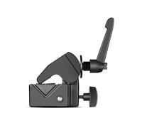 Aluminum Alloy Photography Clamps With Two Threaded Spigots For Lights And Extension Arms Antislip Rubber Camera Clamp