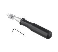 Aluminum Alloy Piano Tuning Hammer Tool Featuring 3 Needles For Precise Action Adjustment On Upright Or Grand Pianos Black Color