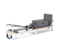 Aluminum Alloy Pilates Core Bed, Yoga Fitness Exercise Equipment, Foldable Sliding Bed Easy To Store And Clean, Microfiber Leather, 5-Speed Adjustable Resistance System