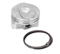 Aluminum Alloy Piston and Piston Ring Assembly Kit High Performance Durable Replacement Part for 4 Stroke 2.5 Horsepower Outboard Engine Suitable for Lingxuan Passion Hidea Panir