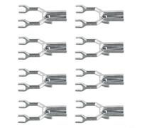 Aluminum Alloy Plant Branch Support for Fruit Trees - 8-Piece Decorative Crutch Bracket Set, Weather-Resistant & Reusable, 3.93 x 2.36 x 0.75 in