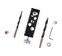 Aluminum Alloy Positioning Hole Maker for Skilled Creation | Compact Aluminum Alloy Hole Maker Set for Flush Mounting in Woodworking and Projects Featuring Sinking Head