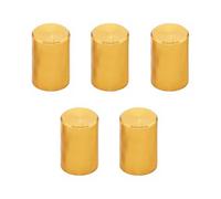 Aluminum Alloy Potentiometer Knob,5PCS 10×15mm Potentiometer Knob Electronic Appliance Switch Cap Amplifier Volume Cap (Golden)
