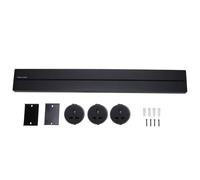 Aluminum Alloy Power Track System 600mm 32A 8000W with 3 Movable Universal Sockets - Surface Mount Electrical Socket Set for Office and Kitchen - Phosphor Bronze Conductive Strip (3 Universal Outlets)