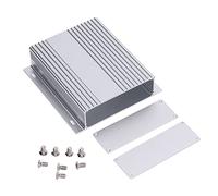 Aluminum Alloy Project Box, DIY Electronic Junction Case, Circuit Board Cooling Housing with Sandblasted Surface, Sealing for Power Amplifier Shell, Industrial Equipment