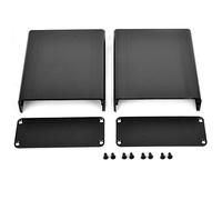 Aluminum Alloy Project Box, Electronic Enclosure Case, Sandblast Oxidized Black DIY Enclosure with 1.25~1.5mm Thick Walls for Circuit Boards Controllers and Decoders