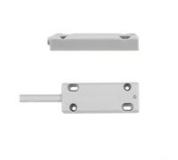 Aluminum Alloy Push-to-Open Door Catch Latch for Cabinets Wardrobes - Heavy-Duty Touch Release Rebound Device No-Handle Cabinet Door Closer 10 X 2.1 X 1.3 Cm Grey/White/Black(White)