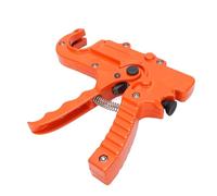 Aluminum Alloy PVC Pipe Cutter, Ergo Handle Ratcheting Tool Steel Blades for PVC, PPR, PE Plastic Pipes and Rubber Hoses, Auto Lock Design with Easy Storage