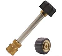 Aluminum Alloy Quick Adapter for Karcher K2-K7 Nozzle(Li) | for heavy-duty aluminum alloy, resists , black finish, 12cm length, high durability