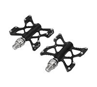 Aluminum Alloy Quick Release Bike Pedals, 1 Pair LP K5, Suitable for Road, Mountain and Folding Bikes, Featuring Smooth Bearing Performance (black (boxed))