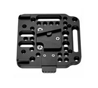 Aluminum Alloy Quick Release V Battery Mount Plate V Mount Battery Plate For FS7 With 32 Screw Port 1/4inch Holes Large