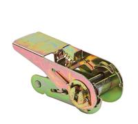 Aluminum Alloy Ratchet Buckle for Heavy Duty Tie-Down Straps, 0.8 Tons Safe Working Load (1763 lbs), 1'' (25.4mm) Width, Compatible with Cargo Securing, Logistics Transport, Luggage and Tool