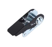 Aluminum Alloy Ratchet Buckle for Heavy Duty Tie-Down Straps, 0.8 Tons Safe Working Load (1763 lbs), 1'' (25.4mm) Width, Compatible with Cargo Securing, Logistics Transport, Luggage and Tool