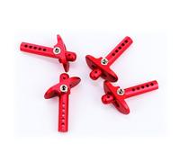 Aluminum Alloy RC Body Post Upgrade Parts for Arrma 1/7 Felony Fireteam Infraction Limitless 1/8 Notorious Talion Typhon Vendetta 1/10 Vorteks Kraton Outcast,Replace #AR320357#ARAC3476 (Red)
