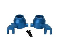Aluminum Alloy RC Car Steering Cup Upgrade Knuckle Arm Remote Control 1/10 Lightweight RC Metal Steering Block MAXX89076 4 (Blue)