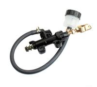 Aluminum Alloy Rear Brake Pump Red Black Gold(Black)