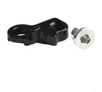 Aluminum Alloy Rear Derailleur Hanger for Lugs Tail Hook, Bike Dropout Adapter Extender for XTR, Lightweight Black Replacement Part for Mountain Bicycles