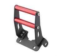 Aluminum Alloy Rear Foot Support Kit,Folding Rear Fork Step Pedal,For Electric Scooter Foldable Footrest Bracket Black Red