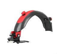 Aluminum Alloy Rear Mudguard with Tail Light for Xiaomi for M365 Pro2 and 1S, Designed to Enhance Scooter Look While Protecting Against Dirt and Splash (Gray + Red)(Grey)