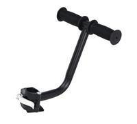 Aluminum Alloy Rear Seat Handlebar with Rubber Grip for Kids Bikes | Sturdy cycling handlebar providing a secure and comfortable grip for child safety during outdoor rides
