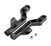 Aluminum Alloy Rear Shell Column Fixed Bracket RC Upgrade Parts for ARRMA 1/7 Infraction 6S BLX -ARA109001/ARA7615V2/V1 RC Car (Black)