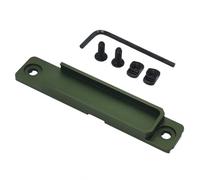 Aluminum Alloy Remote Pressure Switch Mount Plate, For Tactical Scout Flashlight Pressure Switch Pad, Fits M/K Dual System(OD)