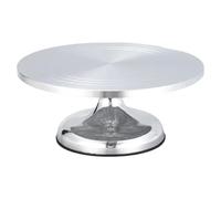 Aluminum Alloy Revolving Cake Stand Turntable for Decorating and Rotating Pastries and Cupcake Baking Supplies Professional Cake Stand