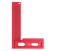 Aluminum Alloy Right Angle Ruler | 90° Fixing Positioning & Parallel Line Scribe Tool | Woodworking Square for 3D Sheet/Hinge Hole/T - Shaped Line | T - 160 Model