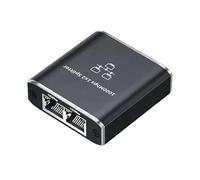 Aluminum Alloy RJ45 Networking Splitter Adapter Gigabit Ethernet Splitter With 2Port For Efficient Bandwidth Sharing