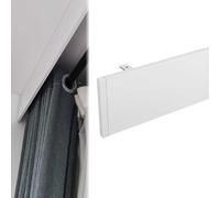 Aluminum Alloy Rod Rail Cover for Window Valance Panel - Sl eiling Mount Concealment Solution for Elegant Home Decor