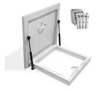 Aluminum Alloy Roof Hatch Door - 90° Opening Attic Access, Secure Deck Entry for Home & Industry - Durable Roof Access Hatch (82x62cm / 32.3x24.4in)