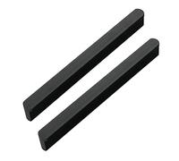 Aluminum Alloy Round Head T Shape Cabinet Handles Kitchen Handles Furniture Pulls Finger Edge Pull Cupboard Handles Drawer Handles Black Pulls 2 Pack (Overall Length 1000mm)