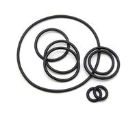 Aluminum Alloy Round Spacer,Stainless Steel Washers Flat,10/50pcs Black Nitrile Rubber Gasket CS 1.8mm ID 1.8~71mm