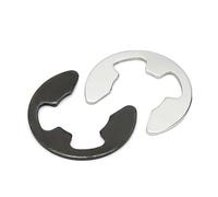 Aluminum Alloy Round Spacer,Stainless Steel Washers Flat, Mn Steel E Clip Circlip Retaining Ring Gasket Fastener Washers