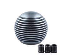 Aluminum Alloy Round Universal Gear Shift Knob Lever Shifter Knob Handle Gear Head Knob Car Accessories Interior Upgrade(Gray)(Gray)