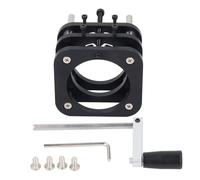 Aluminum Alloy Router Table Base, Manual Router Lift Base with 51mm Stroke, Hand Crank Height Adjustment System for Woodworking, Compatible with 64-66mm Motor Carving