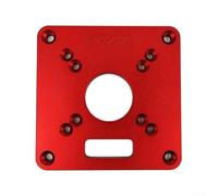 Aluminum Alloy Router Table Insert Plate Designed to Enhance Router Performance with Precise Alignment and Mounting Hole Compatibility