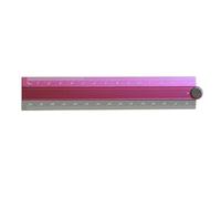 Aluminum Alloy Ruler Multipurpose Measuring Tool Ergonomic Architect for Engineering Drafting Stainless Steel Measuring