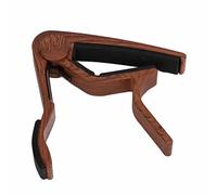 Aluminum Alloy Set with 5 Guitar Picks for Quick Sound Changes to 6 String Guitar, Banjo, Mandolin and More (Dark Wood)