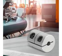 Aluminum Alloy Shaft Coupler for 3D Printers, Stepper Motor Coupling, D20x25 & D25x30 Bore Sizes, Flexible Coupling with 4mm Screw Holes(D20x25(5-5))