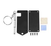 Aluminum Alloy Shell Kit for B+ 2B 3B - CNC Ultra Thin Metal Case Enclosure with Heat Dissipation, GPIO Access & Non-Slip Rubber for Pi Accessories