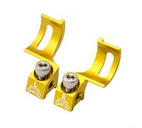 Aluminum Alloy Shift Mount Ispec Shifter for and For SRAM Matchmaker Brake Level, CNC Machined, Suitable for Various Brake Lever Models, 1 Pair (gold)