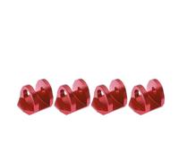 Aluminum Alloy Shocks Seat RC Upgrade Parts for ARRMA 1/18 Granite Grom 1/14 Typhon Grom 1/16 Mojave Grom RC Car (Red)