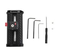 Aluminum Alloy Side Handle for Camera Cages, Quick Release Universal Camera Cage Handle Grip, 1/4in Thread Ergonomic Design with Cold Shoe Mount and Screwdriver, Adjustable