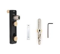 Aluminum Alloy Single Hole Puncher Tool Woodworking Drilling Locator Suitable For Architects Home Renovation Enthusiasts Efficient Workflow Tool
